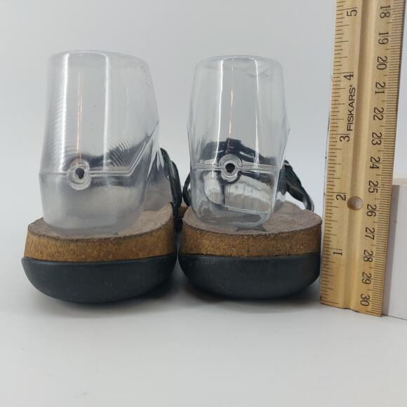 Mephisto Women's Black Patent Leather Thong Sandals 10 EUR 40 - Picture 10 of 11